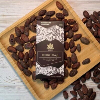 Плитка "Классическая" 100% какао БЕЗ САХАРА, 50 гр.